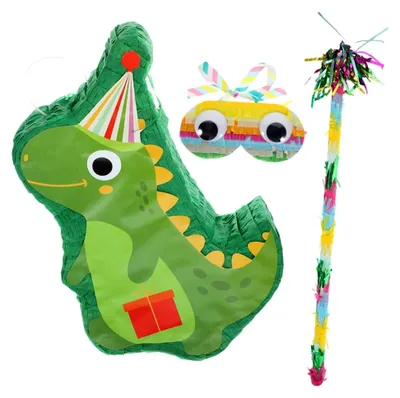 Produktbild von Dinosaurier-Piñata aus Papier für Geburtstagsfeiern und Veranstaltungen