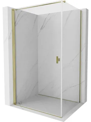 Obrázek produktu pro Mexen Mist-B sprchový kout otevírací 80 x 120 cm, transparentní, zlatá - 8A2T-080-120-50-00