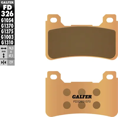 Obrázek produktu pro Brzdové destičky Galfer FD326 - G1370