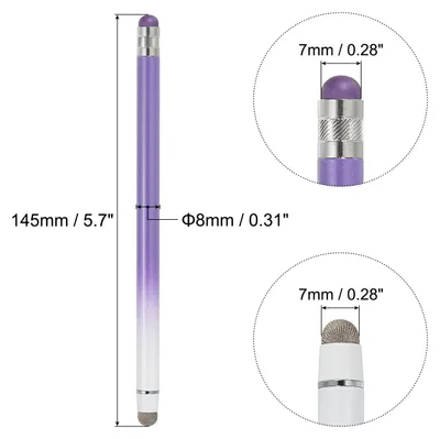 Produktbild von Stylus Stifte fš¹r Touchscreens Kapazitiv Stylus Universal Tablet Stift Sensibilit?t Pr?zision Farbverlauf Lila