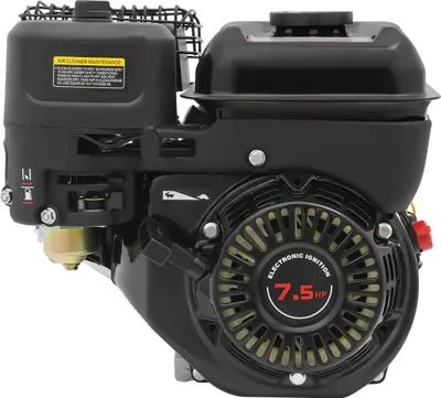 Produktbild von Benzinmotor - 4-Takt 212ccm Einzylinder - 7,5 PS - 3600 U/min - 20 mm Welle - Luftgekühlt - Schwarz