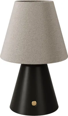 Image de Lampe portable rechargeable Cabless11 avec ampoule en forme de goutte et abat-jour