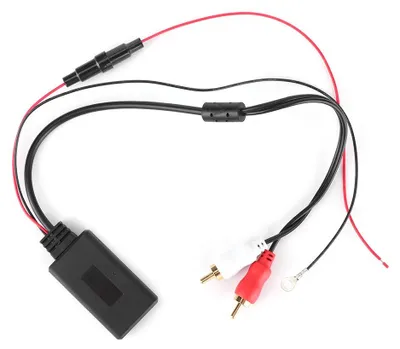 Bluetooth AUX-Empfängermodul, 2 AUX-IN, MP5/MP3, ABS, Schwarz
