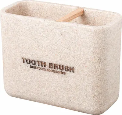 Productafbeelding van Cosmetische verpakkingen voor tandenborstels en tandpasta, kleur: beige