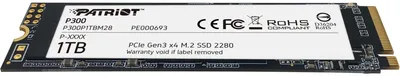 Produktbild von P300 1 TB (PCIe 3.0 x4, NVMe 1.3, M.2 2280)