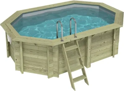 Produktbild von Pool NEMO 4.3 x 3 - H.1.18 m, grau, mit Stahlprofilen zum Einbetonieren