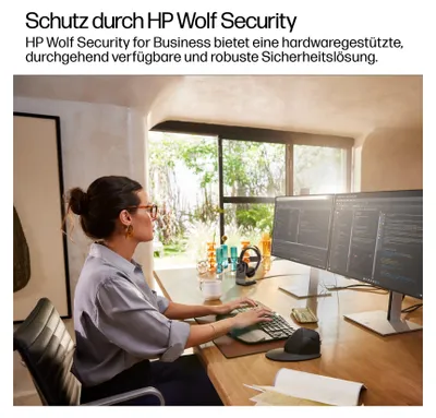 Produktbild von HP EliteDesk 8 G1i AI - SFF - Core Ultra 7 265 / 2.4 GHz - RAM 32 GB - SSD 512 GB - NVMe - RTX A400 - 1GbE, Wi-Fi 6E, Bluetooth 5.3 - WLAN: 802.11a/b/g/n/ac/ax (Wi-Fi 6E)