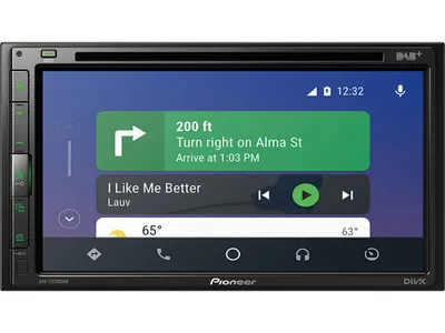 Obrázek produktu pro Pioneer AVH-Z5200DAB, Černá, 2 DIN, 50 W, AAC, FLAC, MP3, WAV, WMA, JPEG, FLV, H.264, MKV, MPEG4