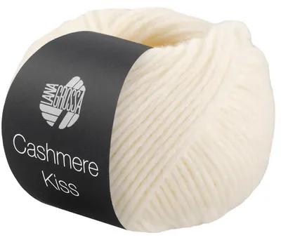Produktbild von Lana Grossa - Cashmere Kiss 0109 weiß