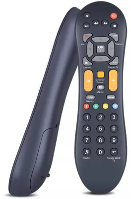 Obrázek produktu pro TechTell Dálkový ovladač náhradní pro Cyfrowy Polsat HD7000 PVR Nahrávání