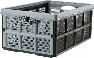 Zdjęcie produktu dla Koszyk składany Klappbox 32 l szary – praktyczny i stabilny