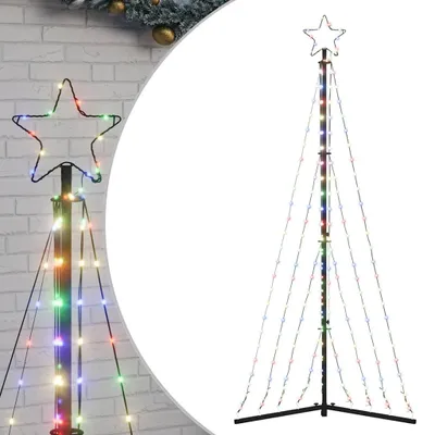 Produktbild von vidaXL LED Weihnachtsbaum 339 LEDs Mehrfarbig 187 cm
