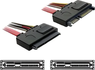 Produktbild von Delock Kabel SATA 22pin Verlängerung 0,5m