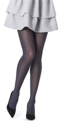 Image de Collants pour femmes Bellivalini en microfibre 40 DEN BLVFI1001 (bleu marine, XL) .
