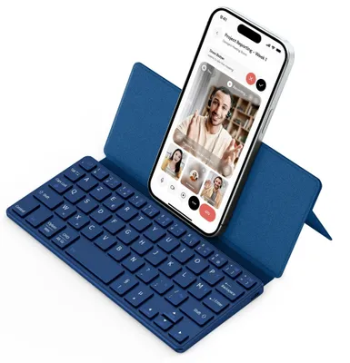 Productafbeelding van Bluetooth-Toetsenbord voor Telefoon - Ultradun, Draagbaar, Opvouwbaar