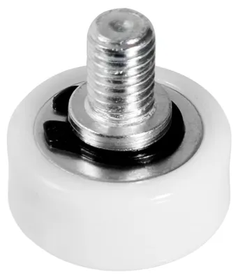 Produktbild von Laufrolle Gleitrolle mit Gewinde Möbelrolle Lagerrolle Schiebetür Laufschiene Ø26x27mm / M8