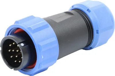 Produktbild von ELMAG HF-Stecker / Steuerleitungsstecker 12-polig zu SRC WIG-Schlauchpakete passend für DD & AD WIG Schweißinverter sowie M3S & P3S Multifunktions-Sch