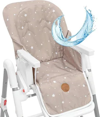 Produktbild von Komfortabler Stuhl-Reduzierer für Kindersitze - weiches Sitzkissen mit Sternmuster