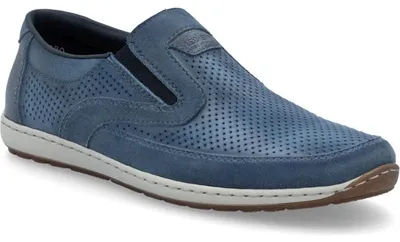 Produktbild von Rieker Herren Mokassins 0885812 Farbe: Blau Größe: 45