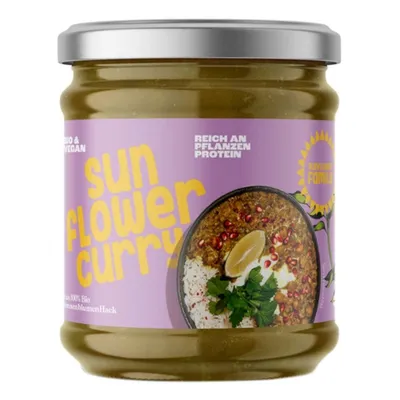 Produktbild von sunflowerCurry - Kichererbsencurry mit Sonnenblumenhack 350g