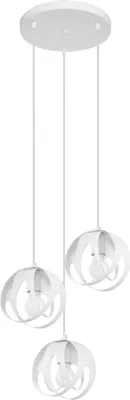 Produktbild von Hängeleuchte TULOS 3P weiß 3xE27 15W Stahl 117x30x30cm Sollux Lighting