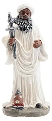 Obatala-Figur aus Harz, 14 cm, religiöse Dekofigur
