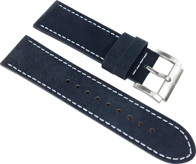 Produktbild von Adora Nautic Multianalog Uhrenarmband 24mm Leder blau AN2095 AN2094