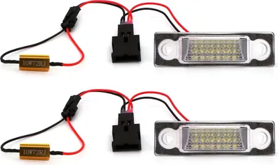Image de Ford VW Seat Eclairage de plaque à LED 2x650lm 2pcs