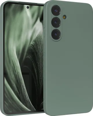 Produktbild von EAZY CASE - TPU Hülle für Samsung Galaxy S25 FE, TPU Case stoßfeste Handyhülle, weiches Cover mit Kameraschutz, Silikonhülle in Grün