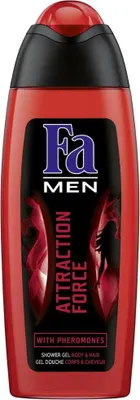 Image de Fa - Gel douche - Attraction Force - Hommes Corps & Cheveux - Bergamote & Citron vert - Rafraîchissant - 250 ml - 1 pièce