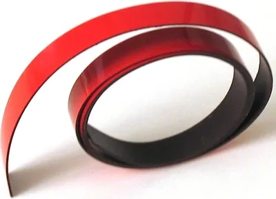 Produktbild von Magnetisches Band 1000x14x1mm rot