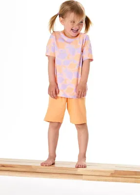 Produktbild von Schiesser Kleinkinder Mädchen Schlafanzug kurz Gr. 128  pfirsichorange