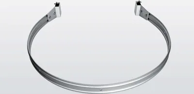 Produktbild von Günzburger Steigtechnik Rückenschutzstrebe 3 m lang Aluminium eloxiert - 061235