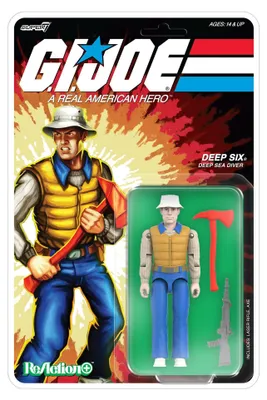 Produktbild von G.I. Joe (Comic) ReAction+ Actionfigur Wave 09 Deep Six