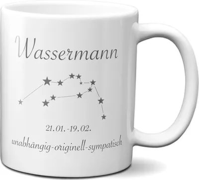 Produktbild von TassenKing Löwe Wassermann (21.1. - 19.2.) - Tasse Geschenk Lustiger Spruch Löwe Geschenkidee Geburtstag Weihnachten