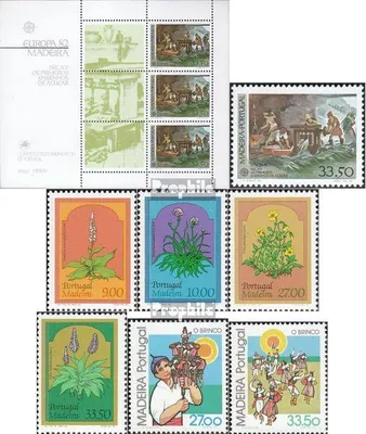 Produktbild von Briefmarken Portugal - Madeira 1982 Mi 77-83 (kompl.Ausg.) Jahrgang 1982 komplett postfrisch Europa: Historische Ereignisse