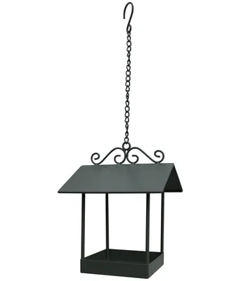 Produktbild von Dehner Natura Wildvogel-Futterhaus Vilnius, ca. 18 x 15 x 15 cm, Metall, braun