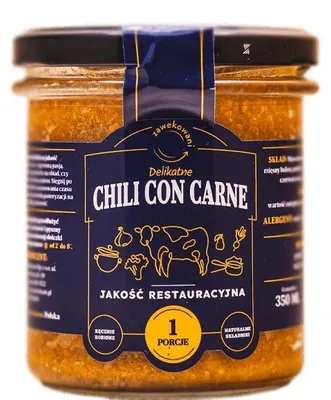 Zdjęcie produktu dla Delikatne chilli con carne 350 ml Zawekowani