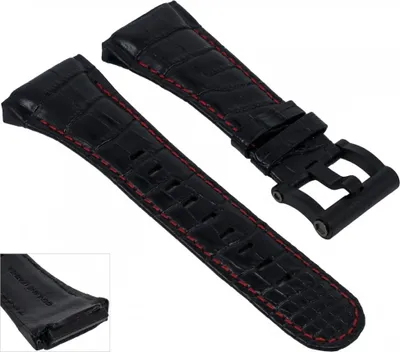 Produktbild von TW STEEL CEO Tech | Uhrenarmband Leder schwarz Ø 44mm CE4008 TW680