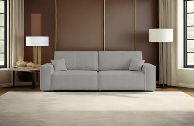 Produktbild von Kaiser Möbel Sofa mit Schlaffunktion BEST Stoff Quelle Grau