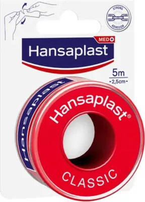 Obrázok produktu pre Hansaplast Klasická fixačná omietka silná pevnosť lepidla 5mx2,5cm