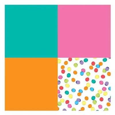 Image de Serviettes Confettis 20 Pièces