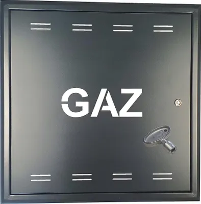 Produktbild von Gasdruckklappe 50X50X5 FEINZ Schlüsselverschluss Robuste Metallkonstruktion Anthrazit