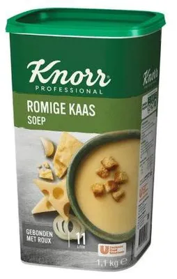 Produktbild von Knorr Professional Classic-Sortiment Cremiges Käsesuppenpulver, Ergiebigkeit 11l - 1,1 Kilo