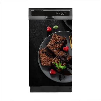 Produktbild von Magnete Dekorative 45x70 cm Küche Magnetmatte Spülmaschine - Schokolade Kuchen und Himbeere