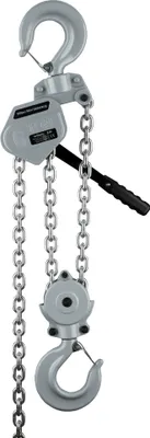 Image de Wiltec Palan à chaîne manuel à levier VM6 – 6 t x 1,5 m – en Aluminium – Hauteur de levage standard 1,5 m – Palan mécanique de levage