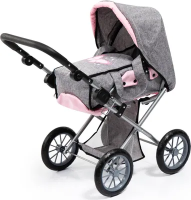 Produktbild von Puppenwagen City Star grau/rosa