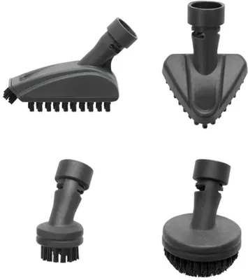 Image de Polti PAEU0399, set de brosses, noir, nylon, SV660/SV650/SV620/SV610, 110 mm, 55 mm