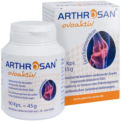 Produktbild von ARTHROSAN ovoaktiv Eierschalenmembran Kapseln, 90 St KAP