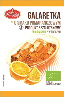 Produktbild von GLUTENFREIES -ORANGENGELEE 40 g - AMYLON mit Agar
